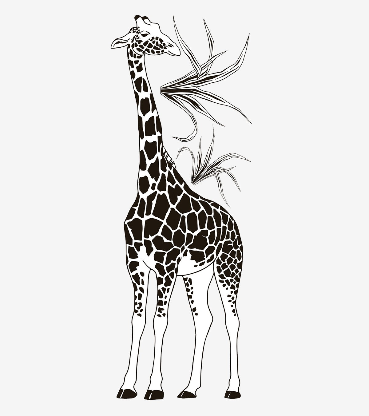 Black Majik - Large Sticker - The Giraffe