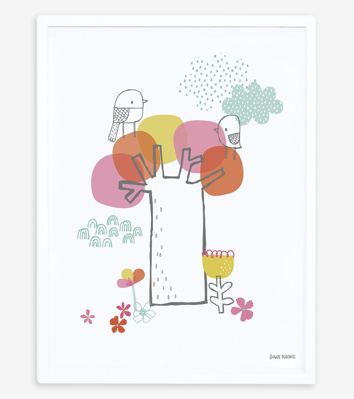 Hello Sunshine - Children's Poster - Birds