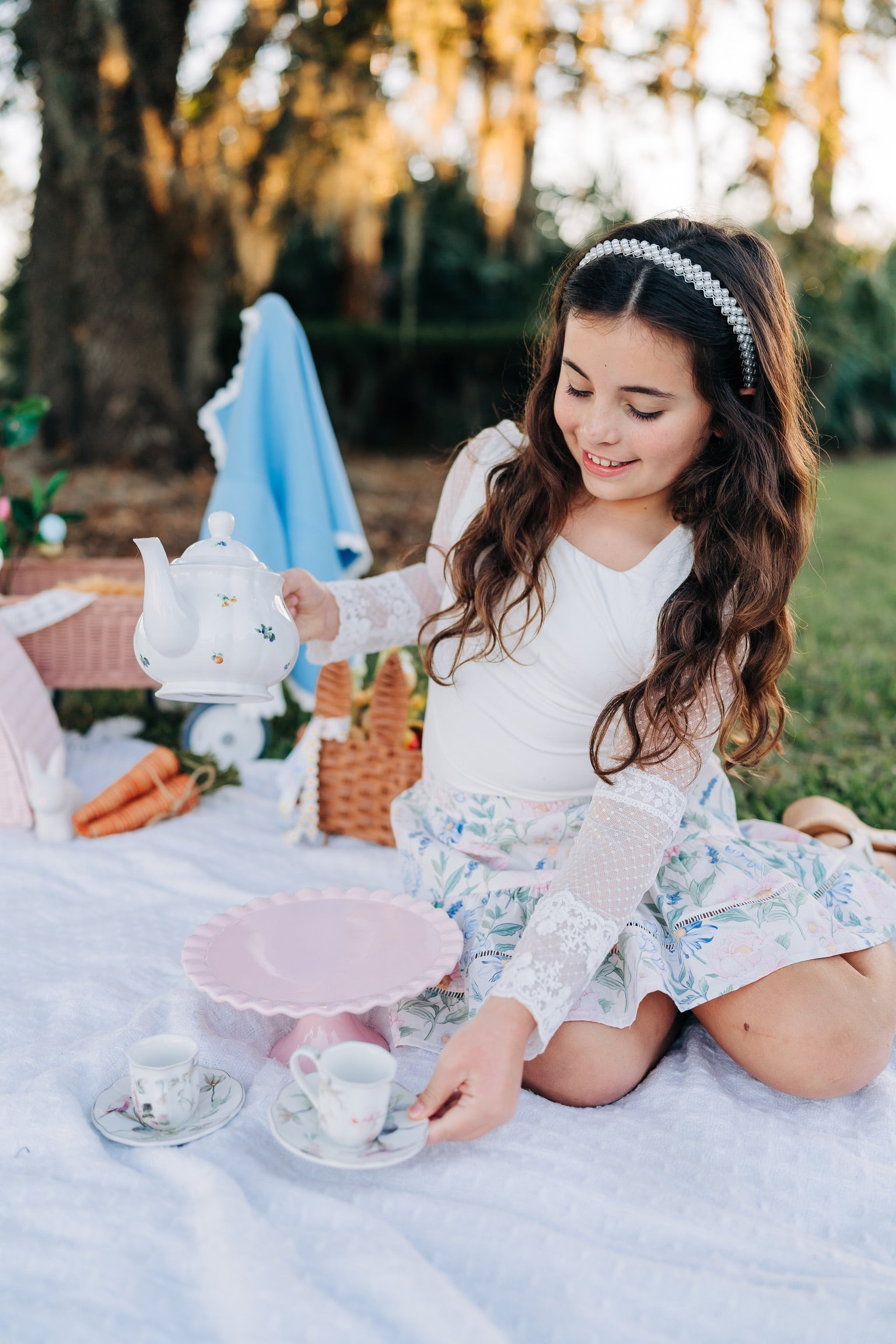 Lace Layering Shirt ~ White Or Pink