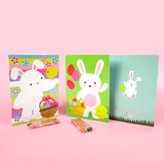 Easter Coloring Books With Crayons Party Favors - Set Of 6 Or 12