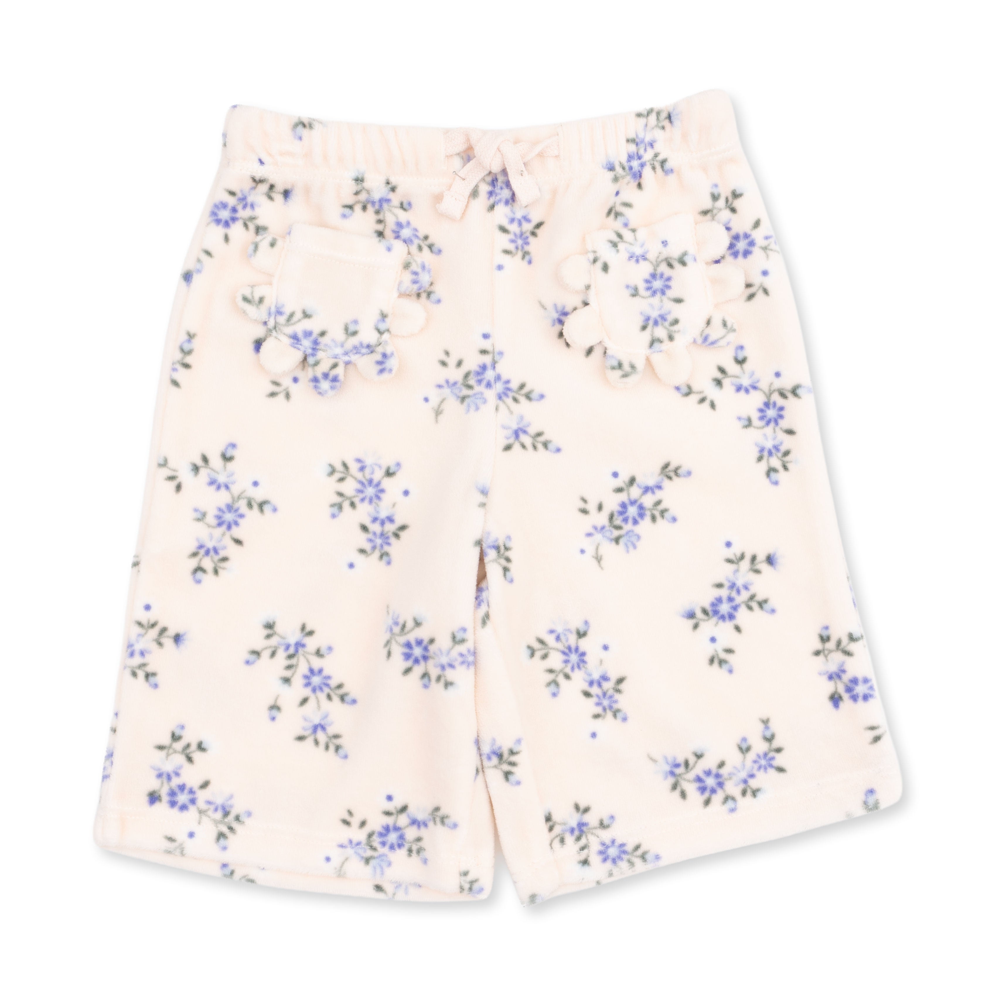 Sweet Hanna Floral Velour - Oversized Sweatshirt And Wide Leg Pant