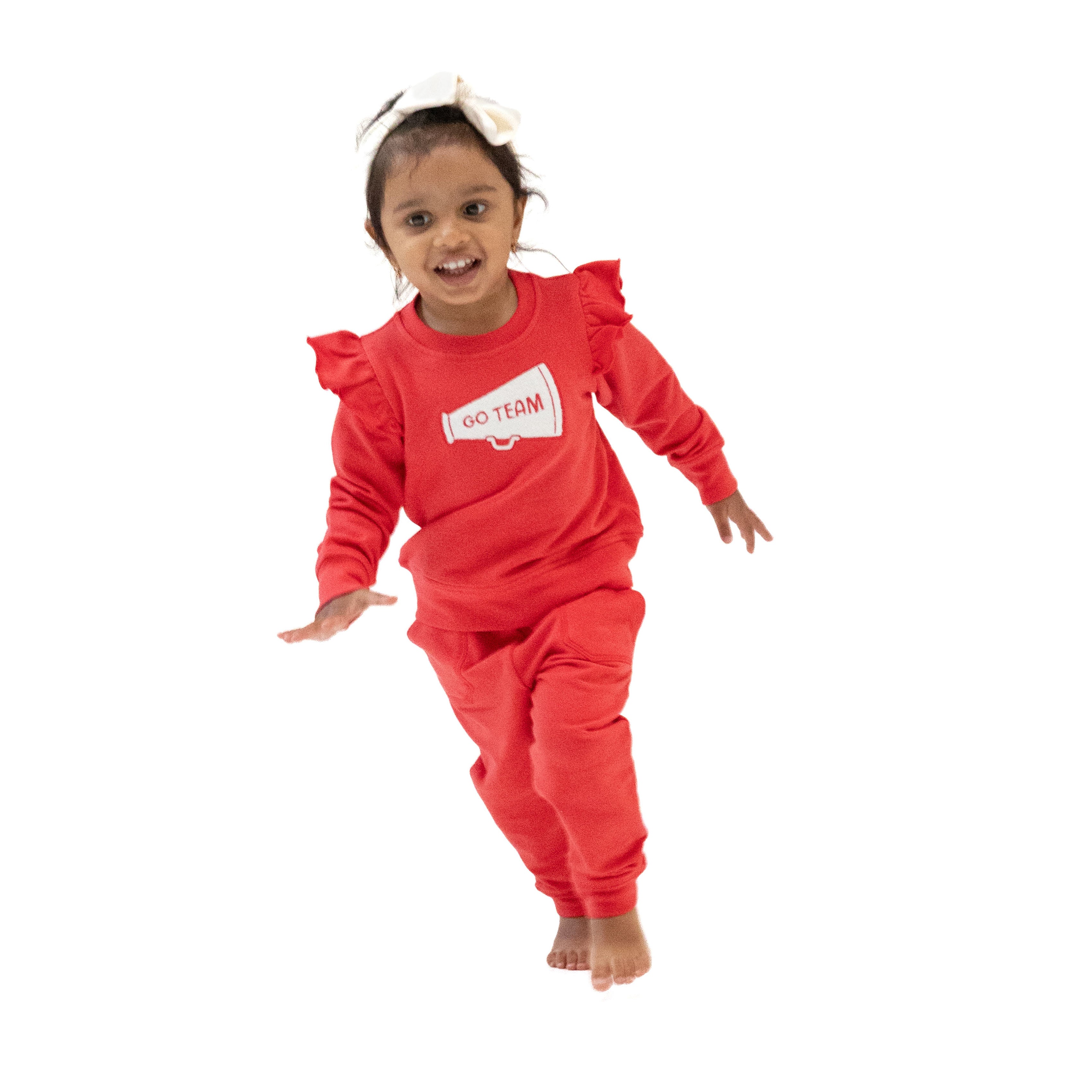 Ruffle Megaphone Sweatshirt