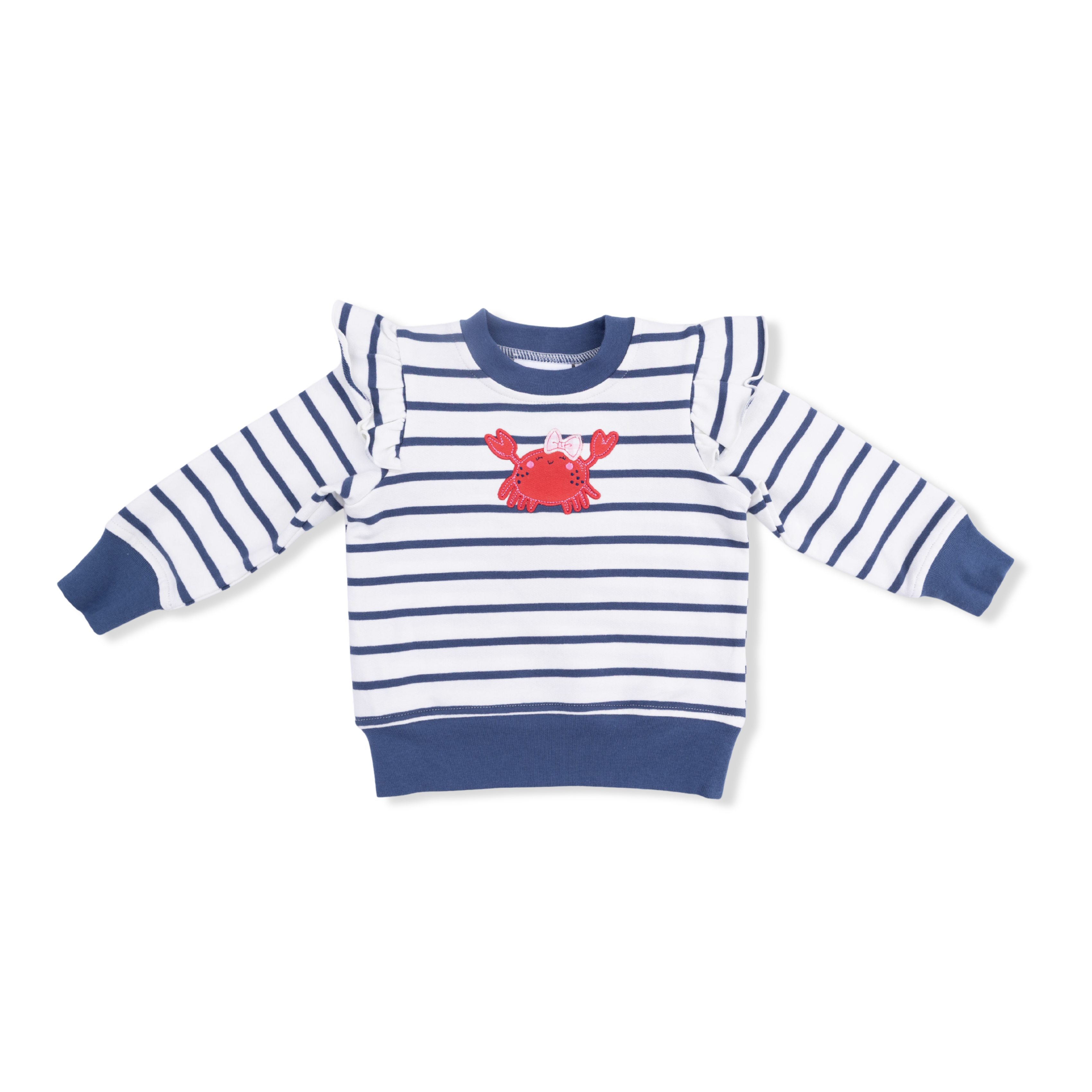 Sailor Sea Creatures Appliques - Ruffle Sweatshirt