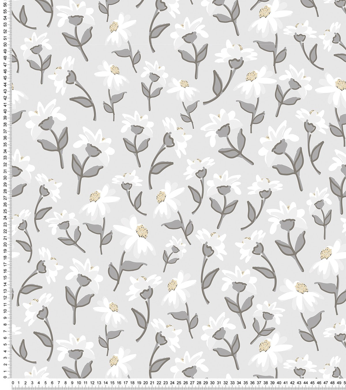 Picnic Day - Children's Wallpaper - Daisy Motif