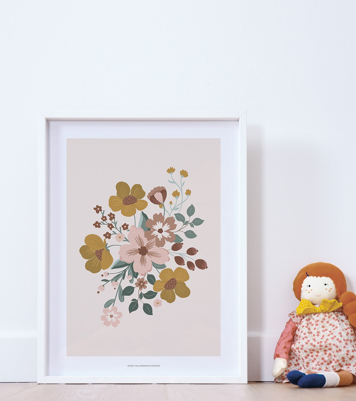 Capucine - Children's Poster - Autumn Bouquet
