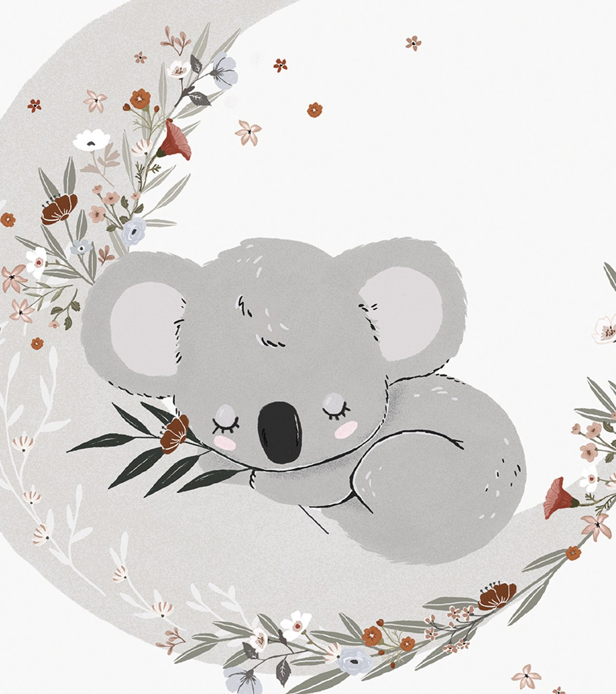 Lilydale - Children's Poster - Sleeping Koala