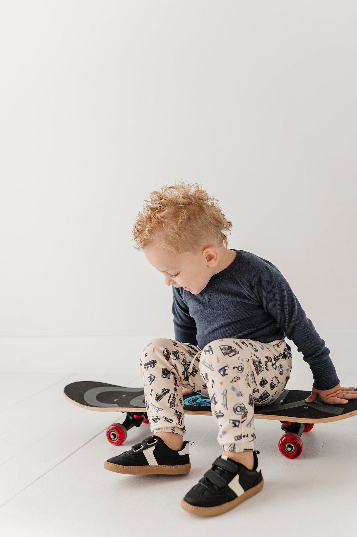 Boys Joggers In Retro Skater
