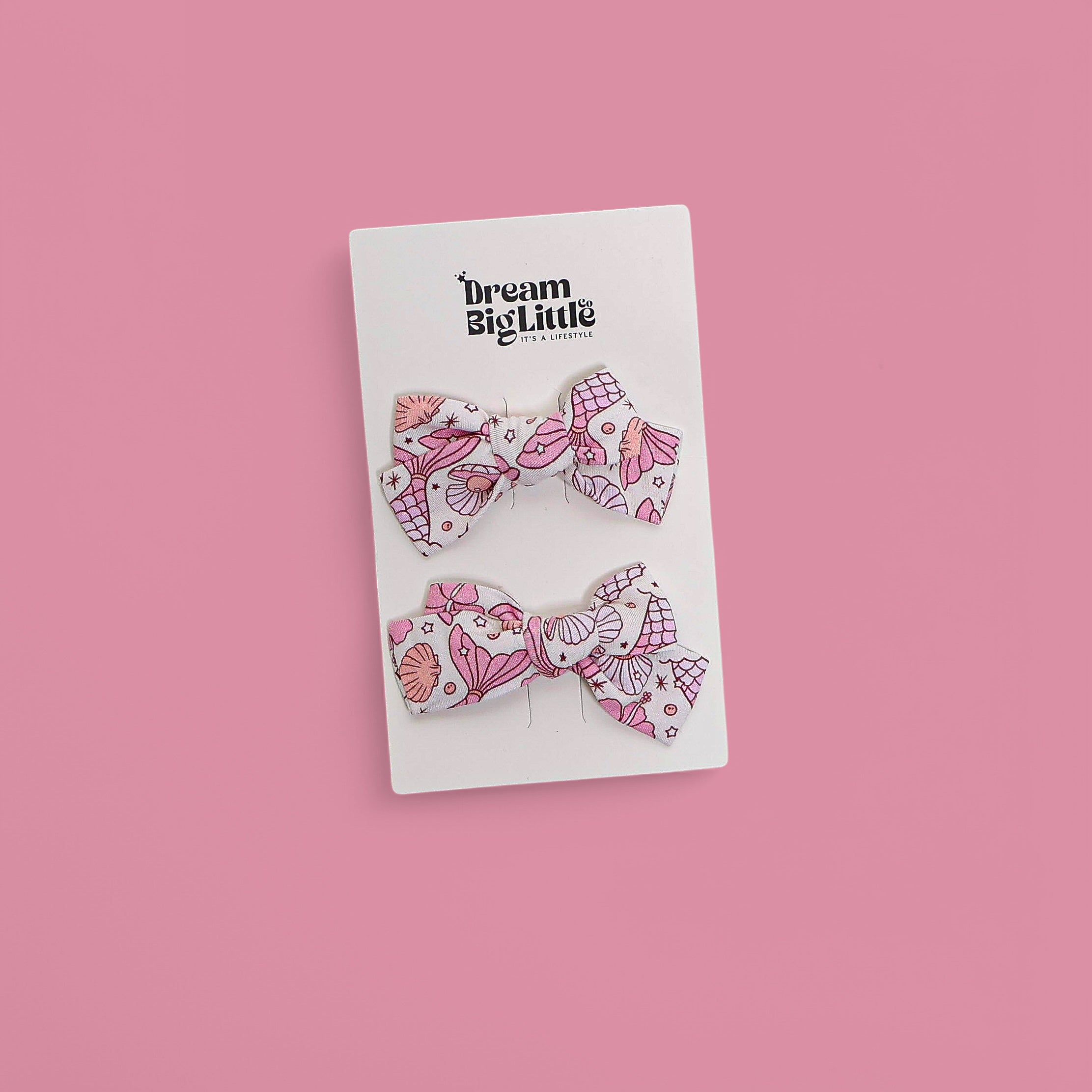 Magical Mermaid Dream Bow Hair Clips