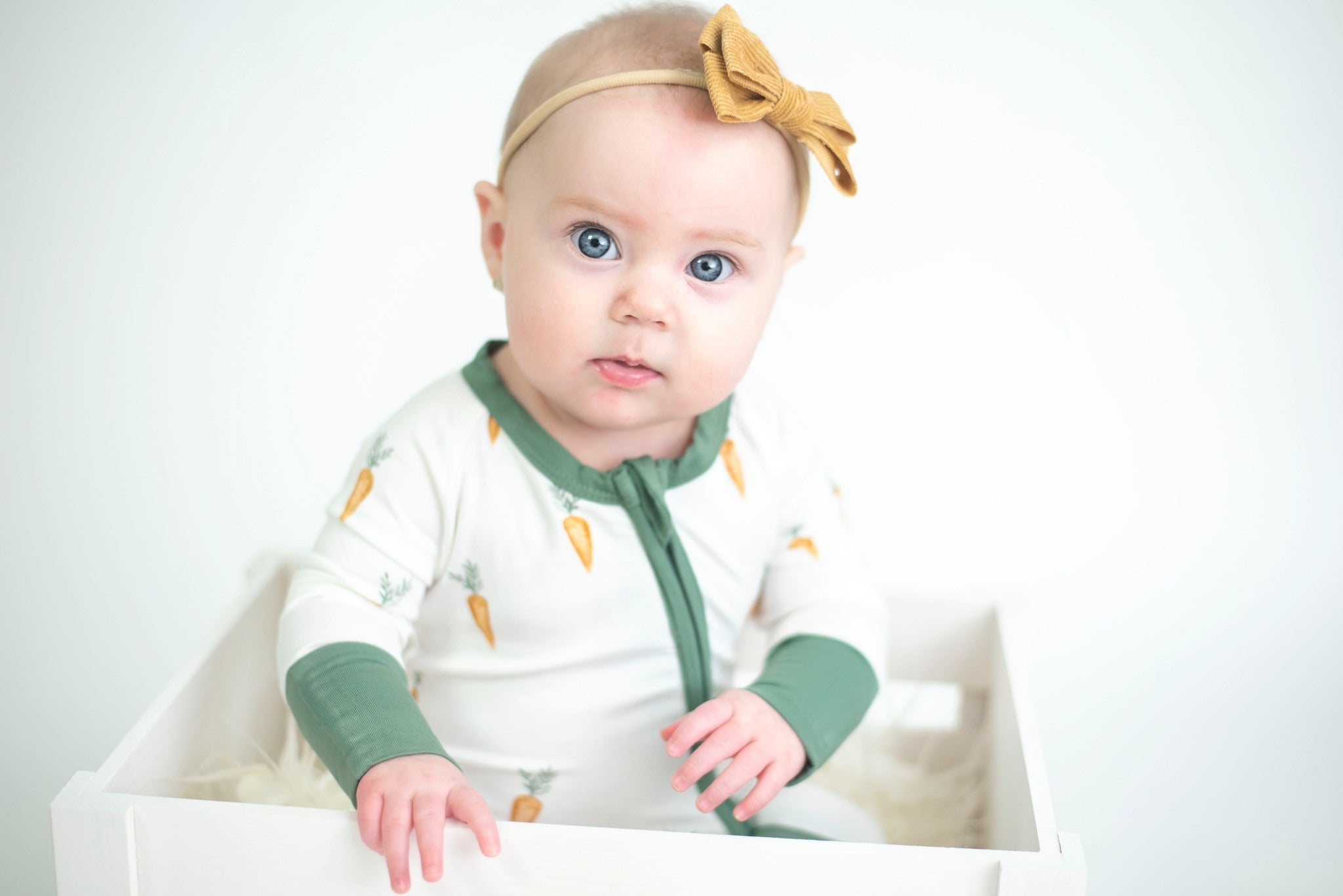 Keep Calm And Carrot On Bamboo Zippy Romper