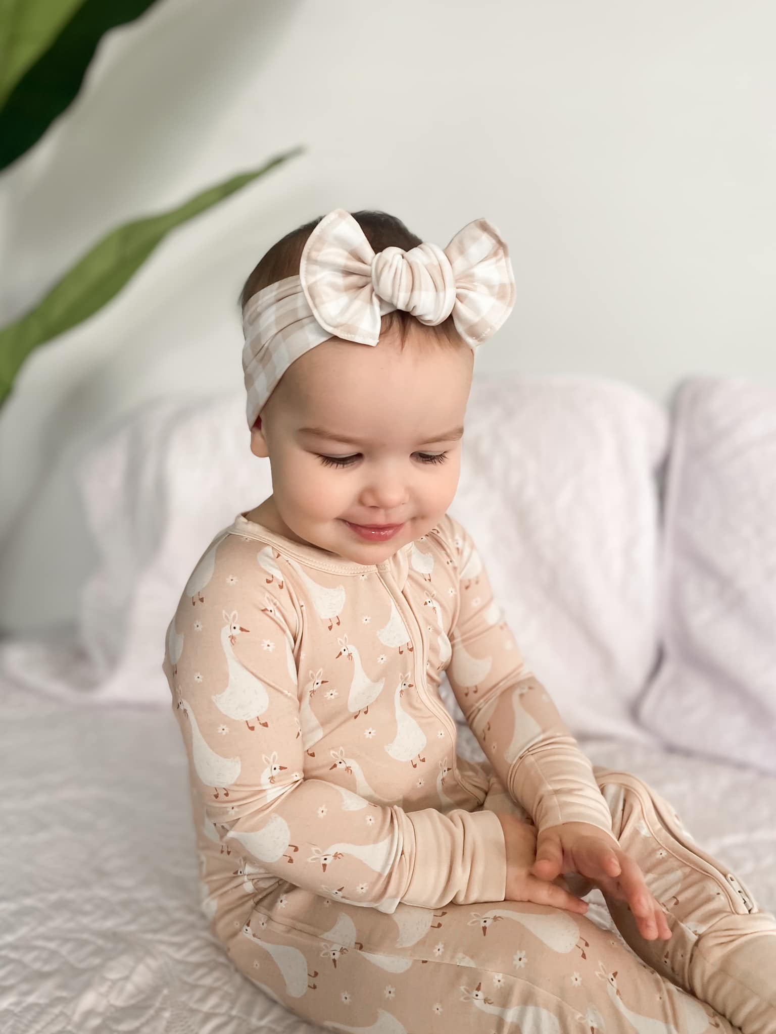 Silly Goose On The Loose Bamboo Zippy Romper