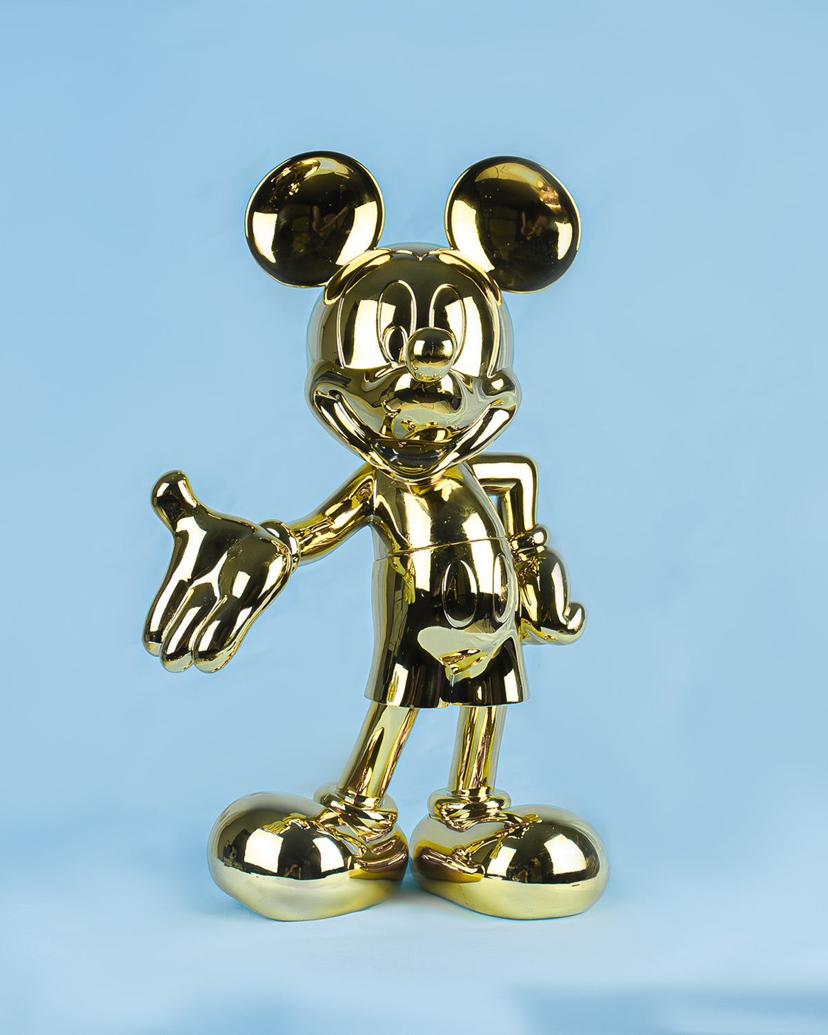 Mickey Mouse Welcome Gold 12in