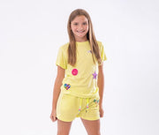 Tweenstyle By Stoopher - Yellow Terry Short Set