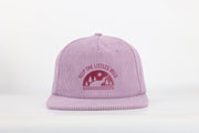 Purple Corduroy Snapback Hat For Toddlers And Youth