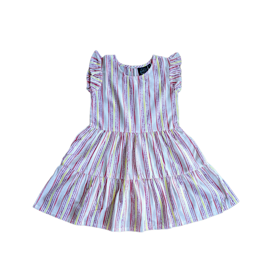 Candy Stripes Summer Tier Dress