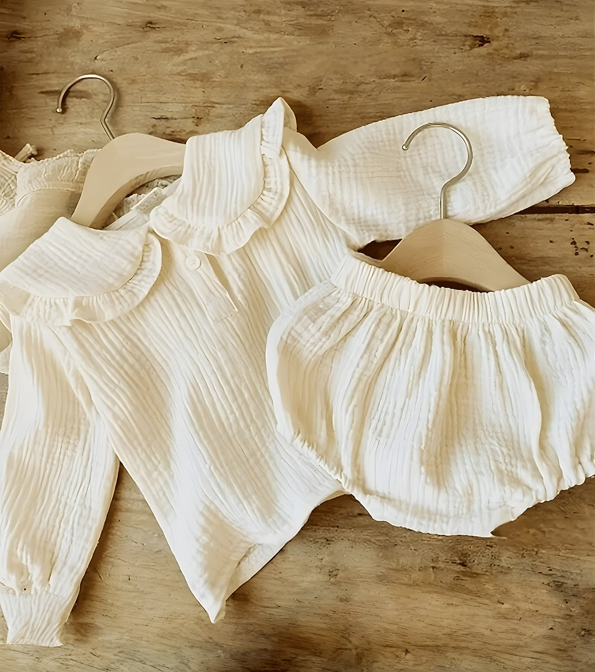 Bloomer And Shirt Set - Ivory