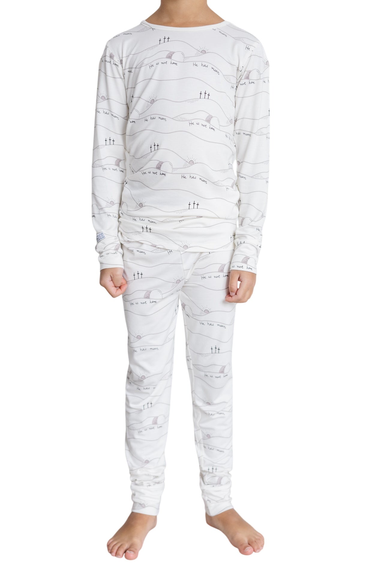 Early Sunday Morning Pj Long Sleeve Set Bamboo
