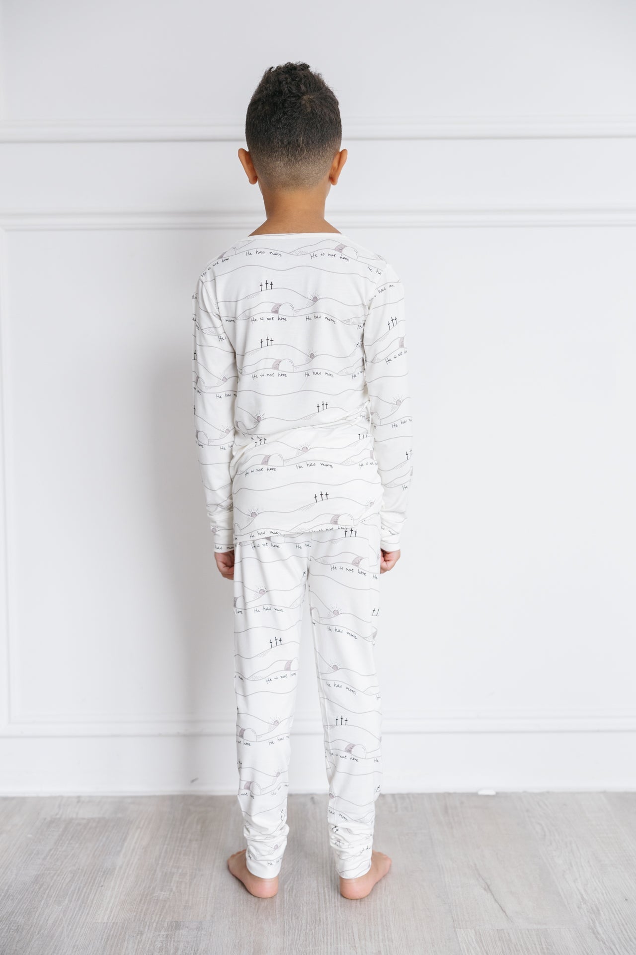 Early Sunday Morning Pj Long Sleeve Set Bamboo