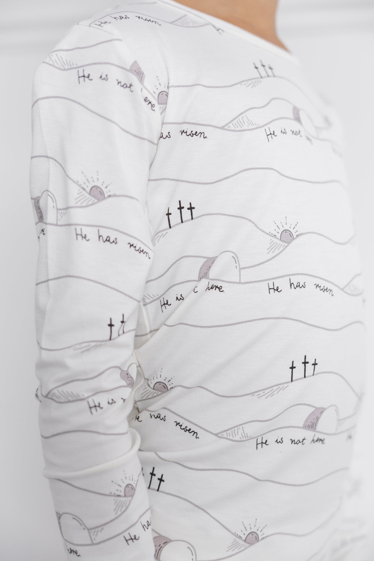 Early Sunday Morning Pj Long Sleeve Set Bamboo