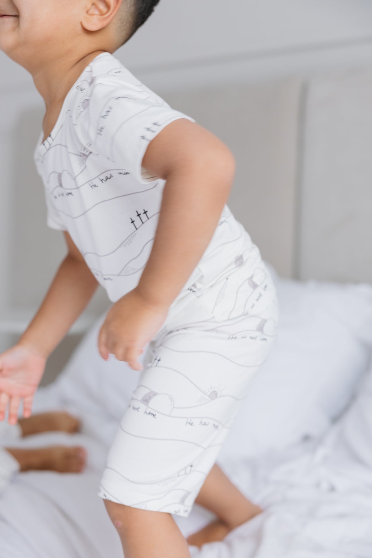 Early Sunday Morning Pj Shorts Set Bamboo