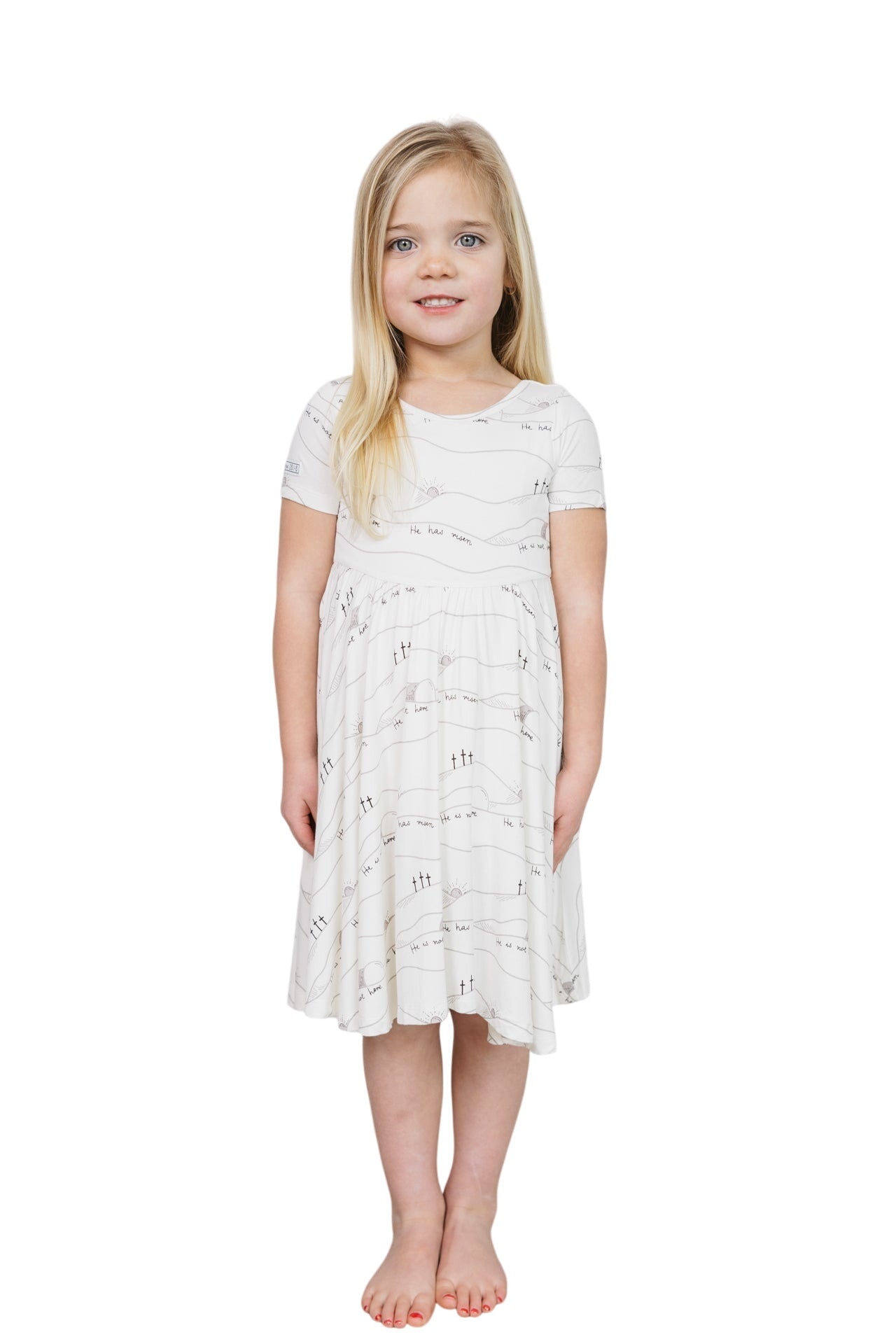 Early Sunday Morning Twirl Dress Bamboo