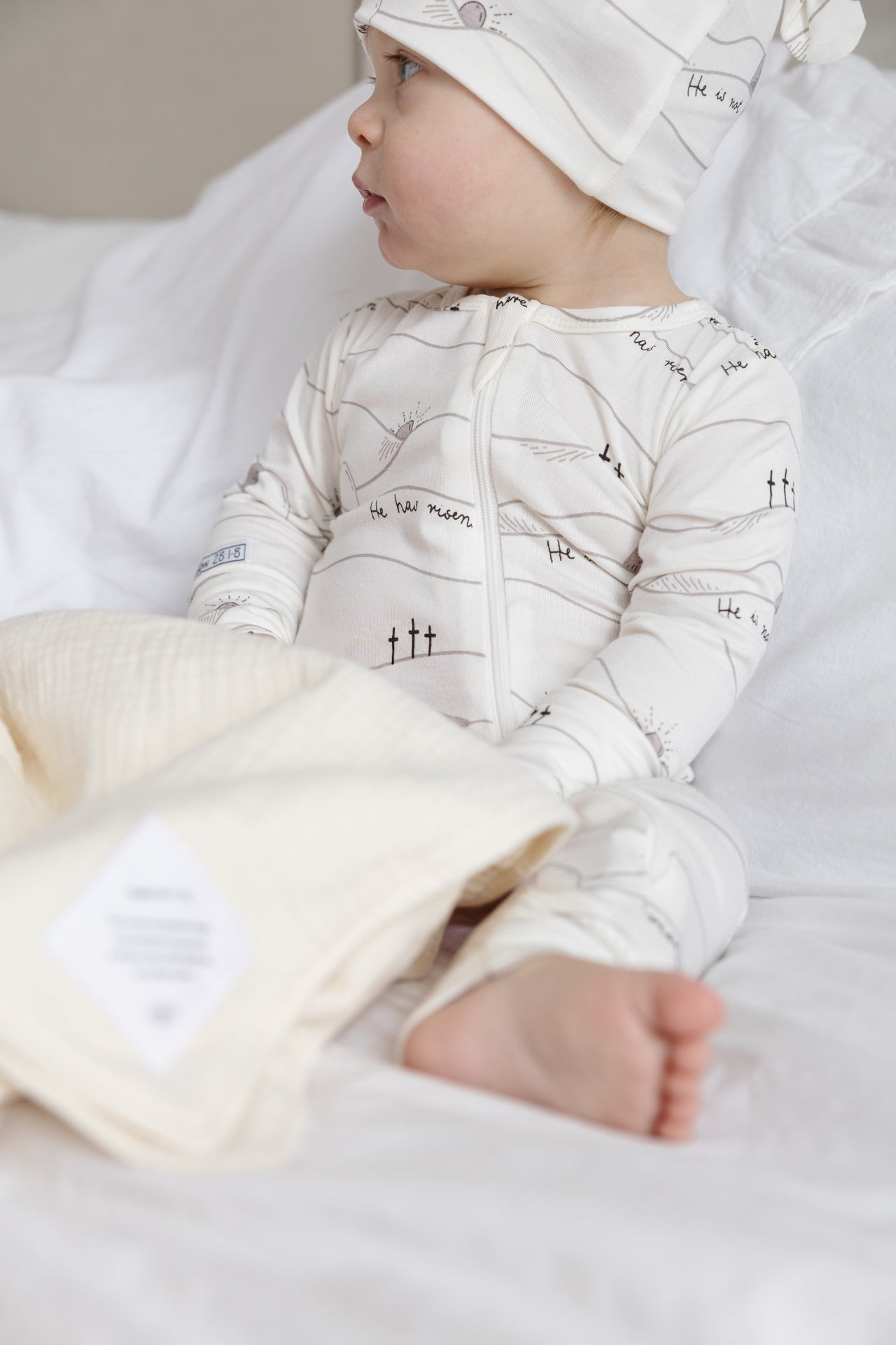 Early Sunday Morning Pj Footless Onesie Bamboo