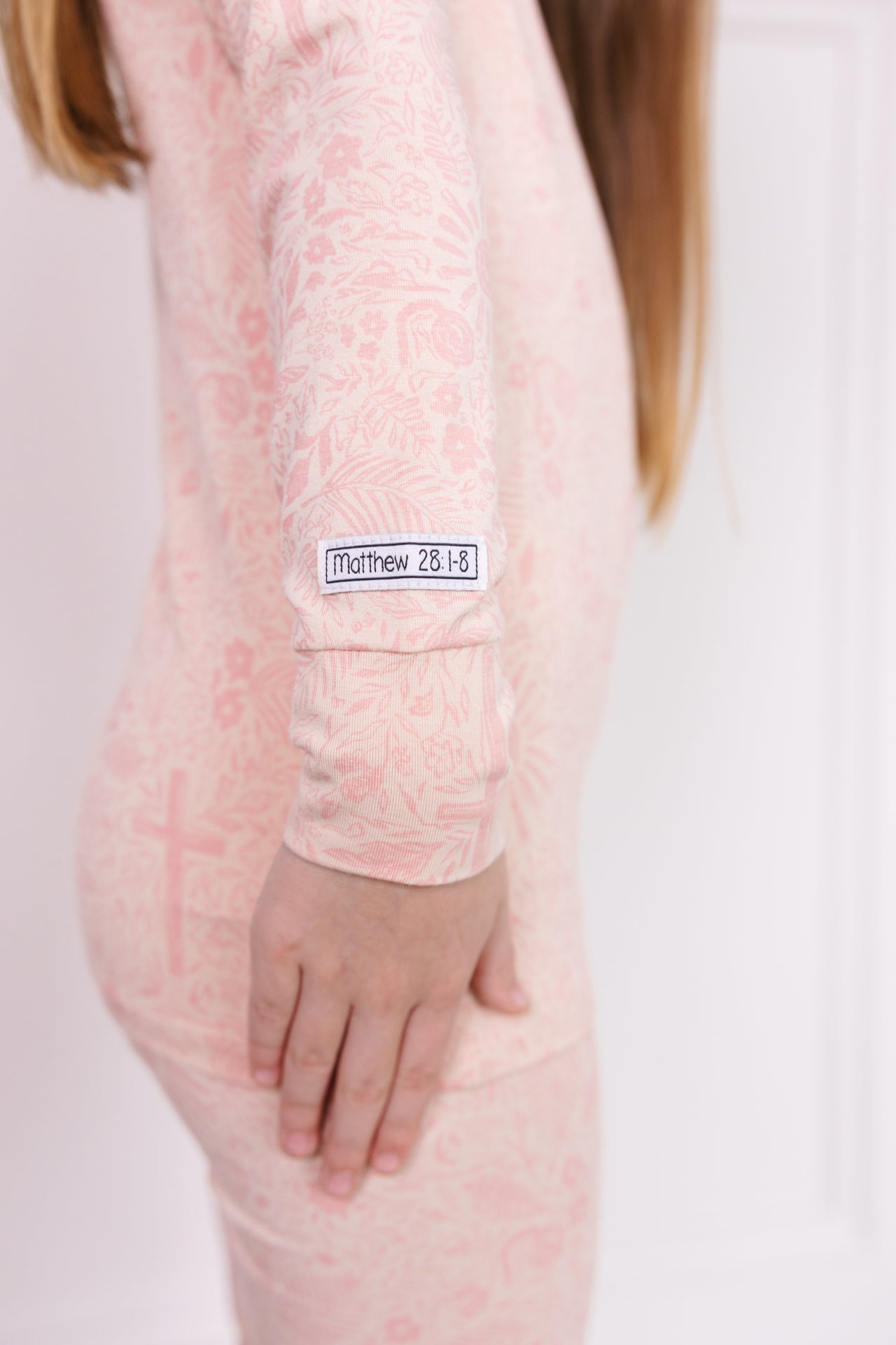 Salvation Garden Pink Pj Long Sleeve Set Bamboo