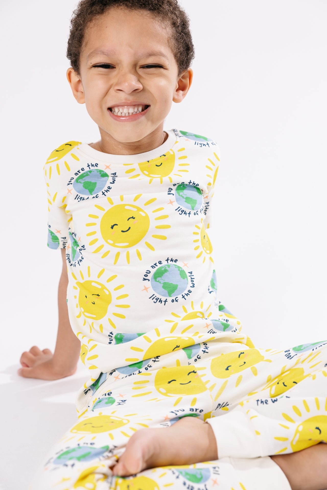 Light Of The World Short Sleeve Set Cotton