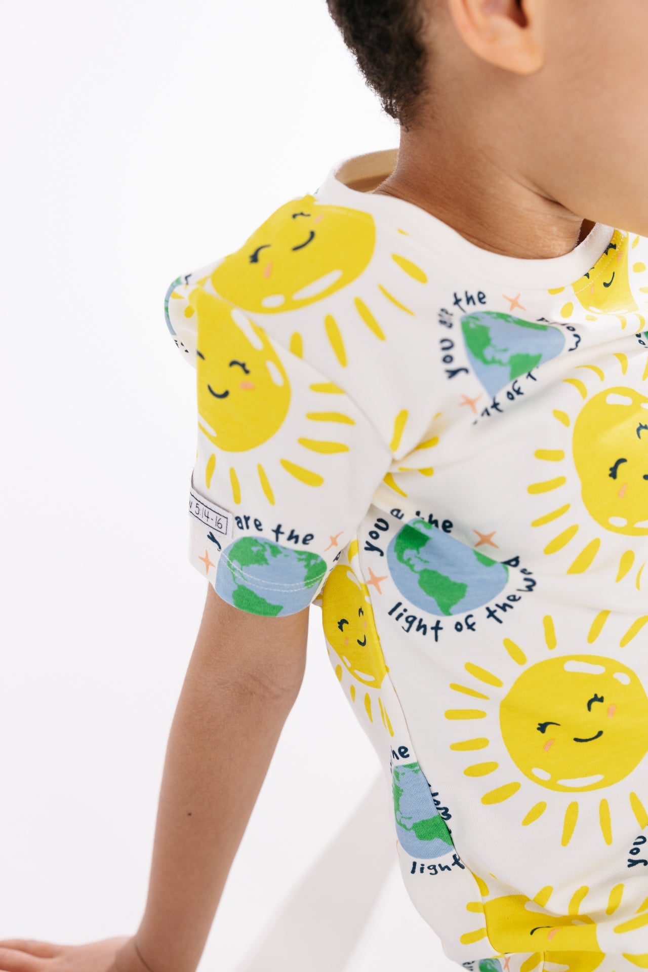 Light Of The World Short Sleeve Set Cotton