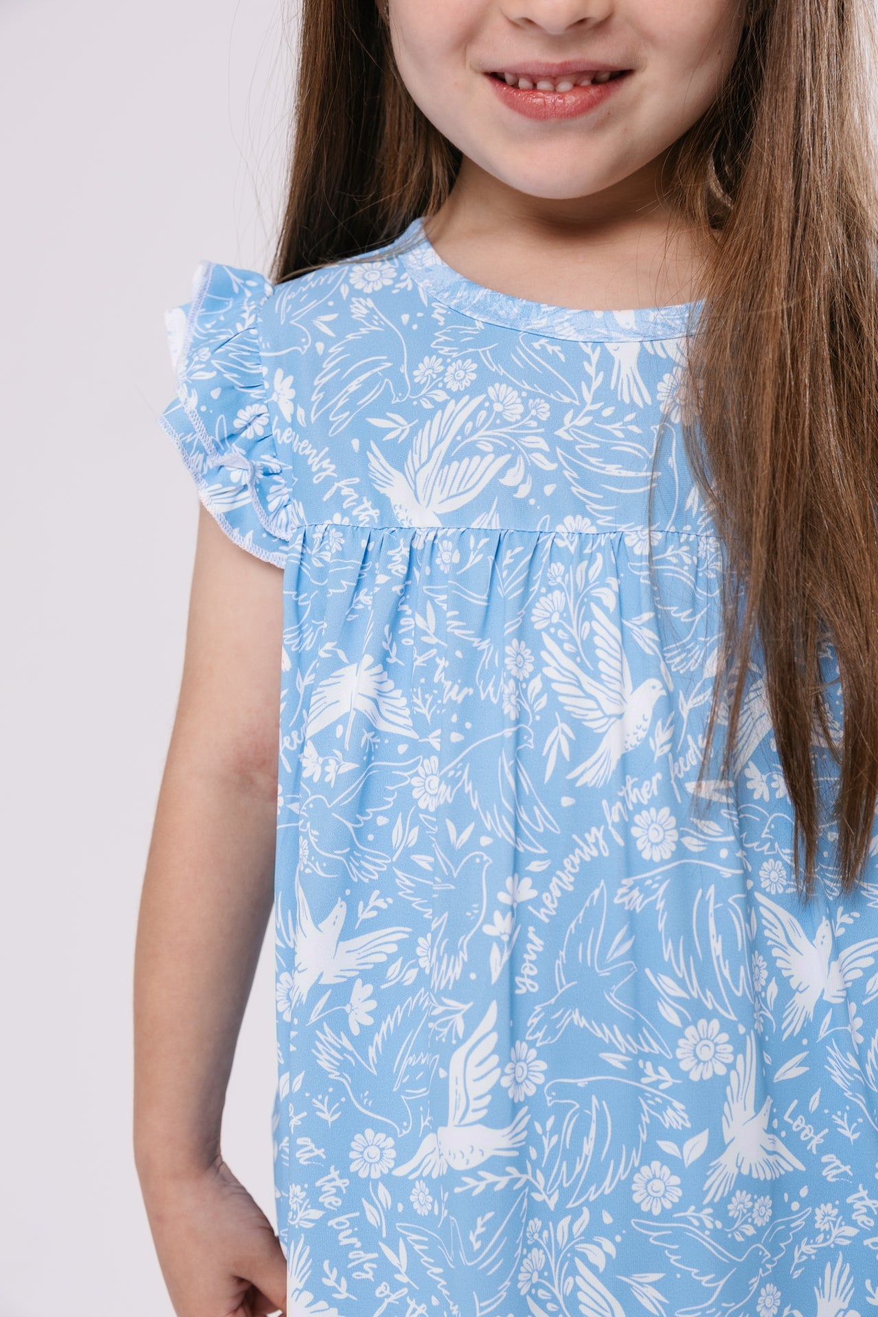 Birds Of The Air Pj Girls Nightgown Polyester