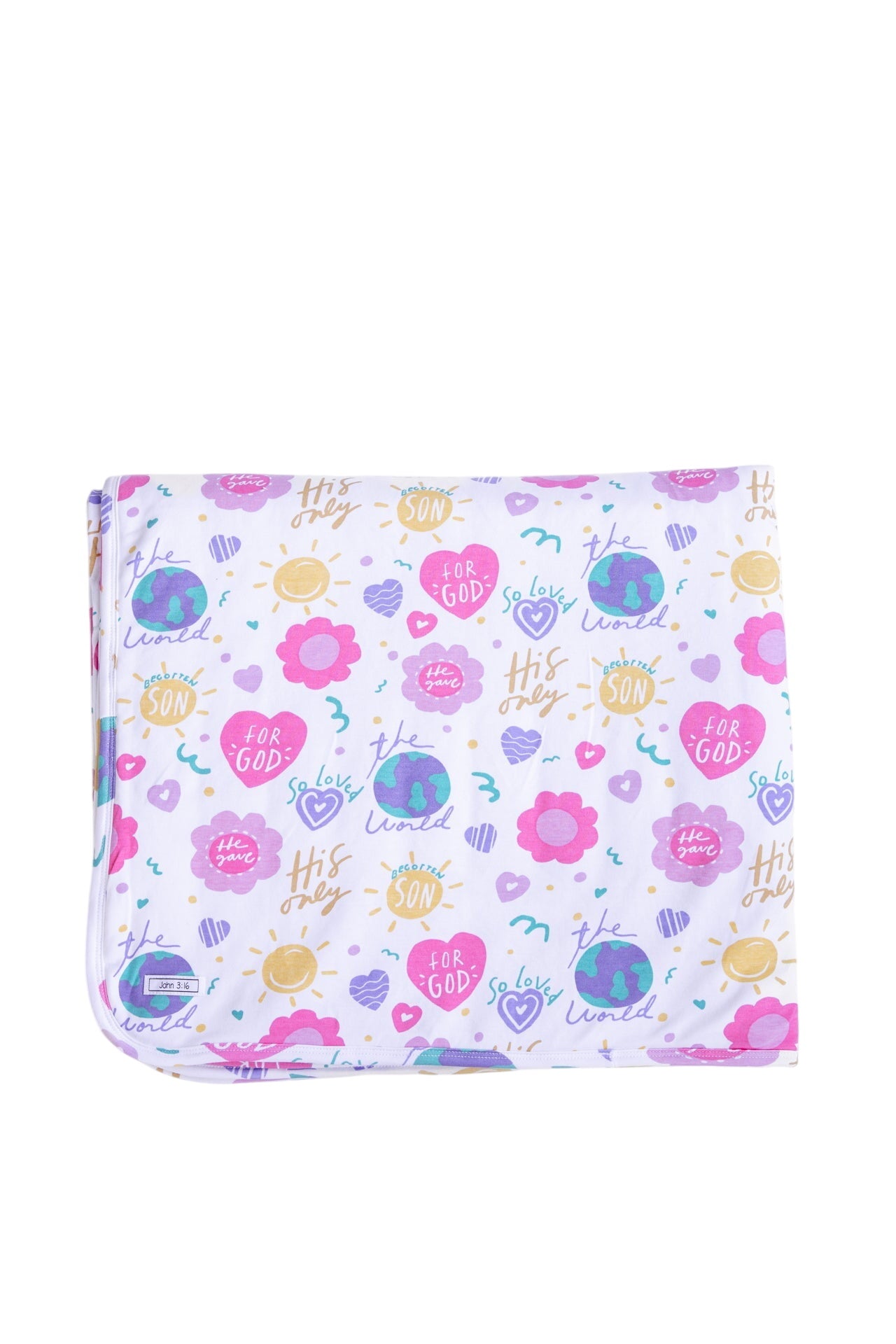 For God So Loved The World Blanket Cotton