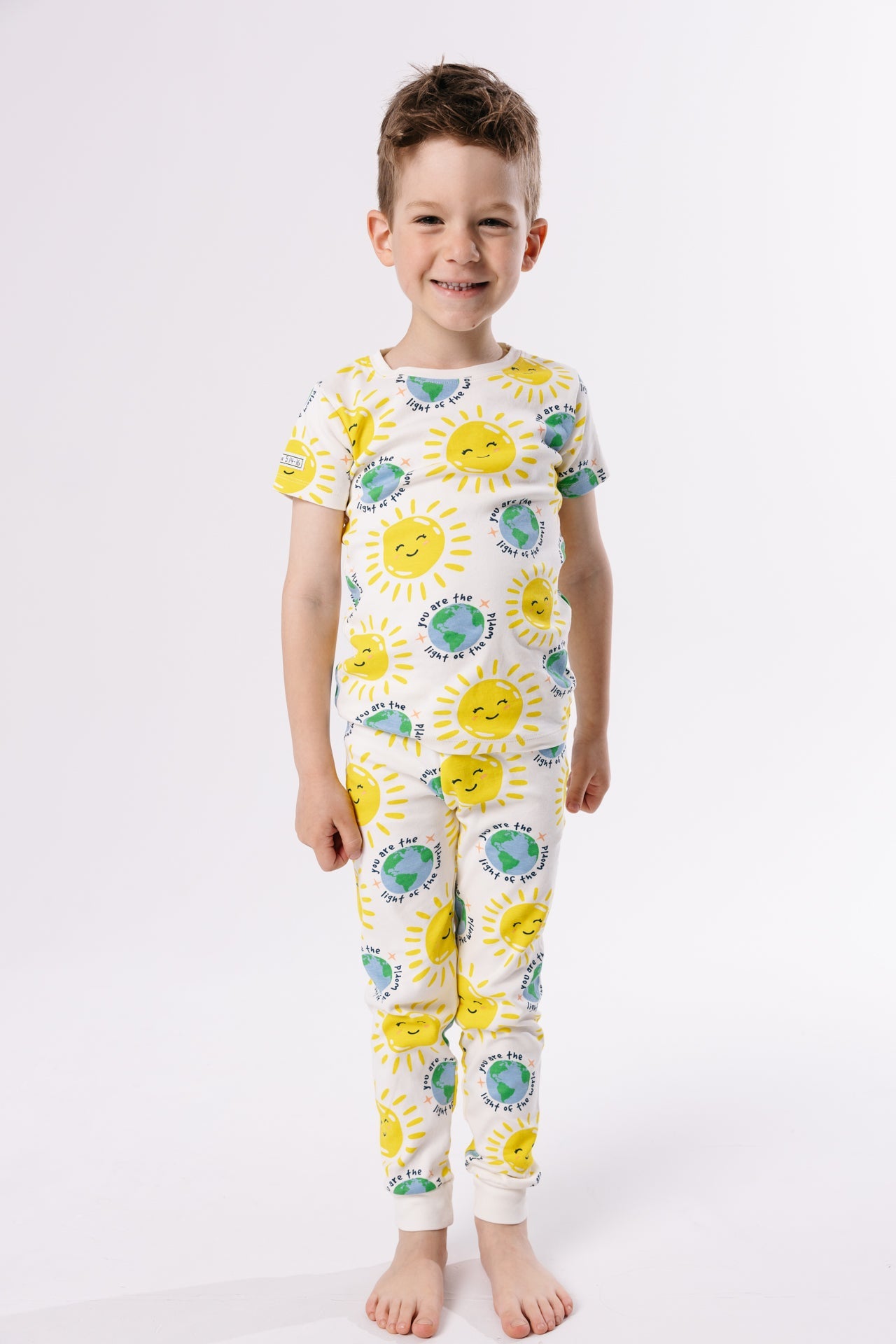 Light Of The World Short Sleeve Set Cotton