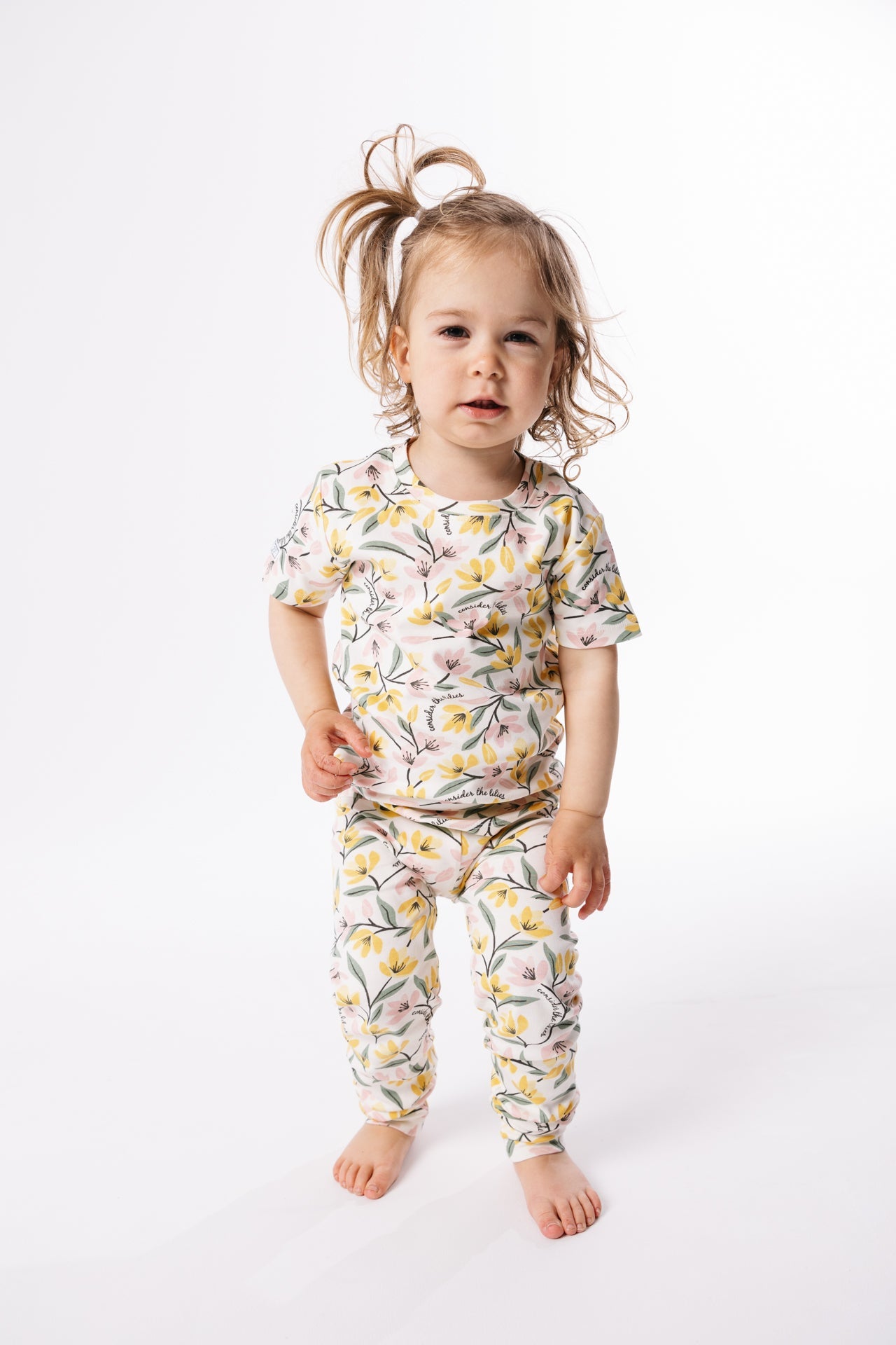 Consider The Lilies Short Sleeve Set Cotton