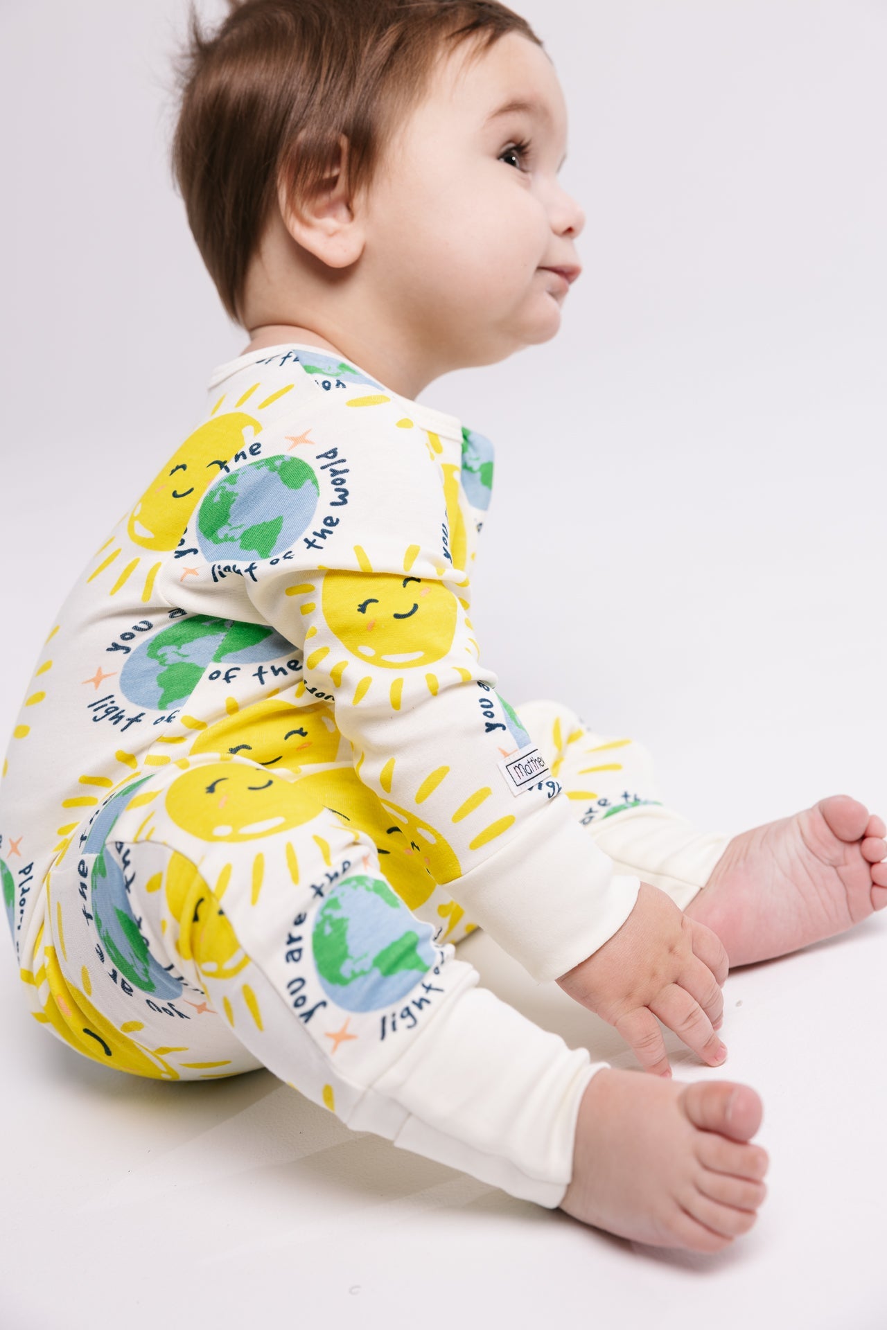 Light Of The World Footless Onesie Cotton