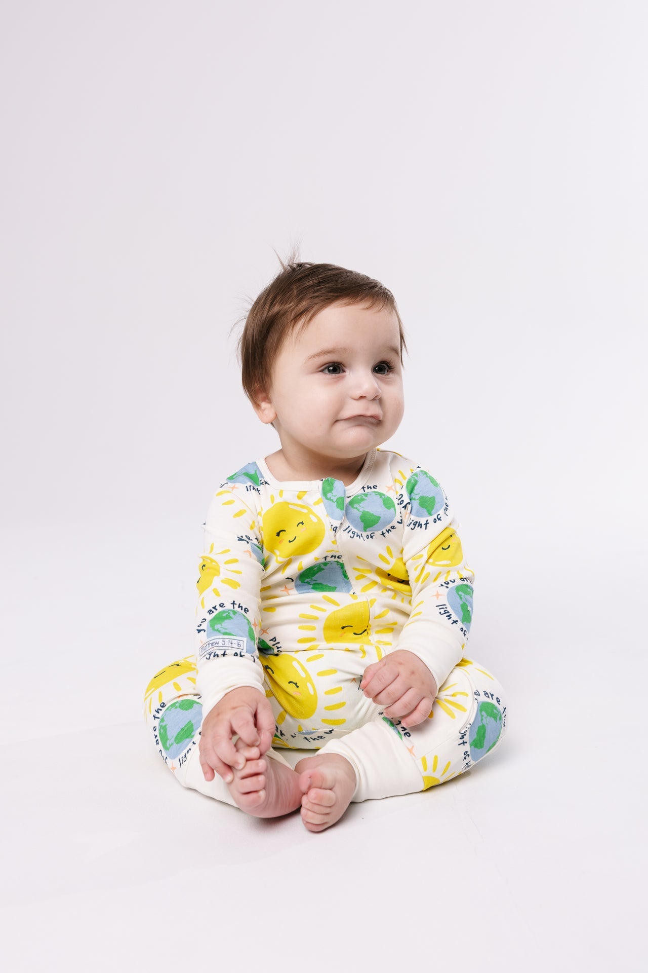 Light Of The World Footless Onesie Cotton