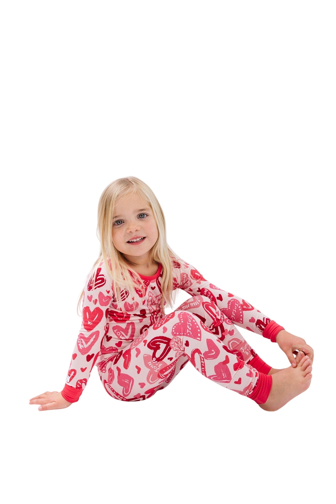 John 3:16 Pink Long Sleeve Set Bamboo