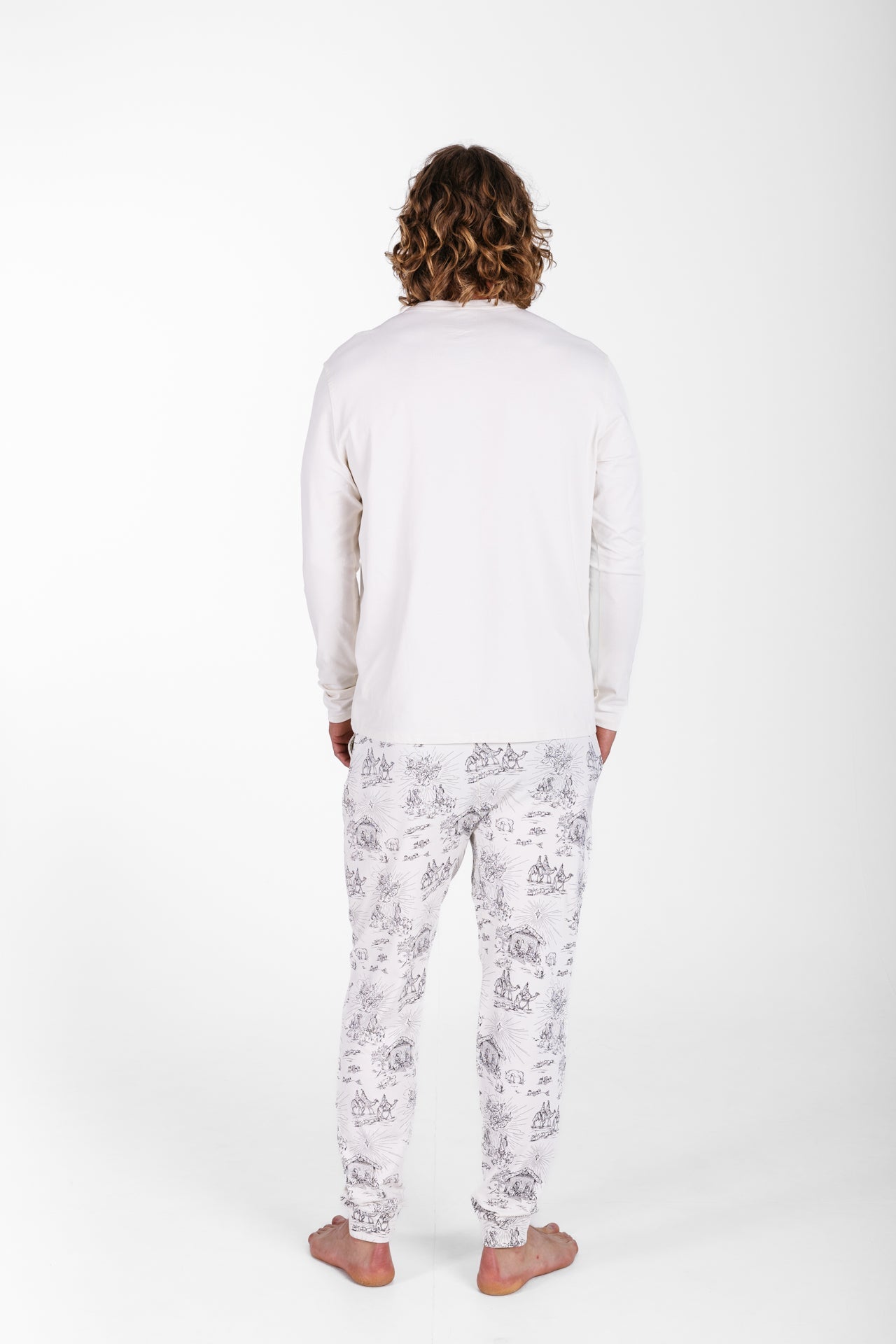 O Little Town Of Bethlehem Mens Pj Set Cotton