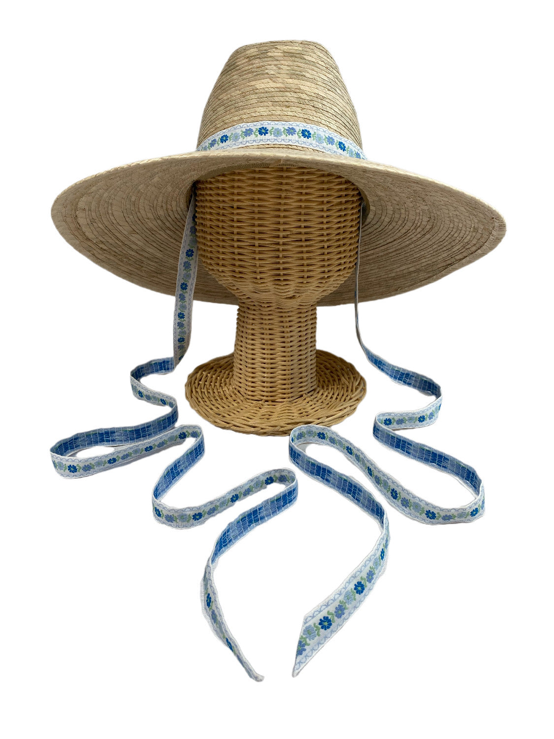 Vintage Blue Buttercup Ribbon - Long