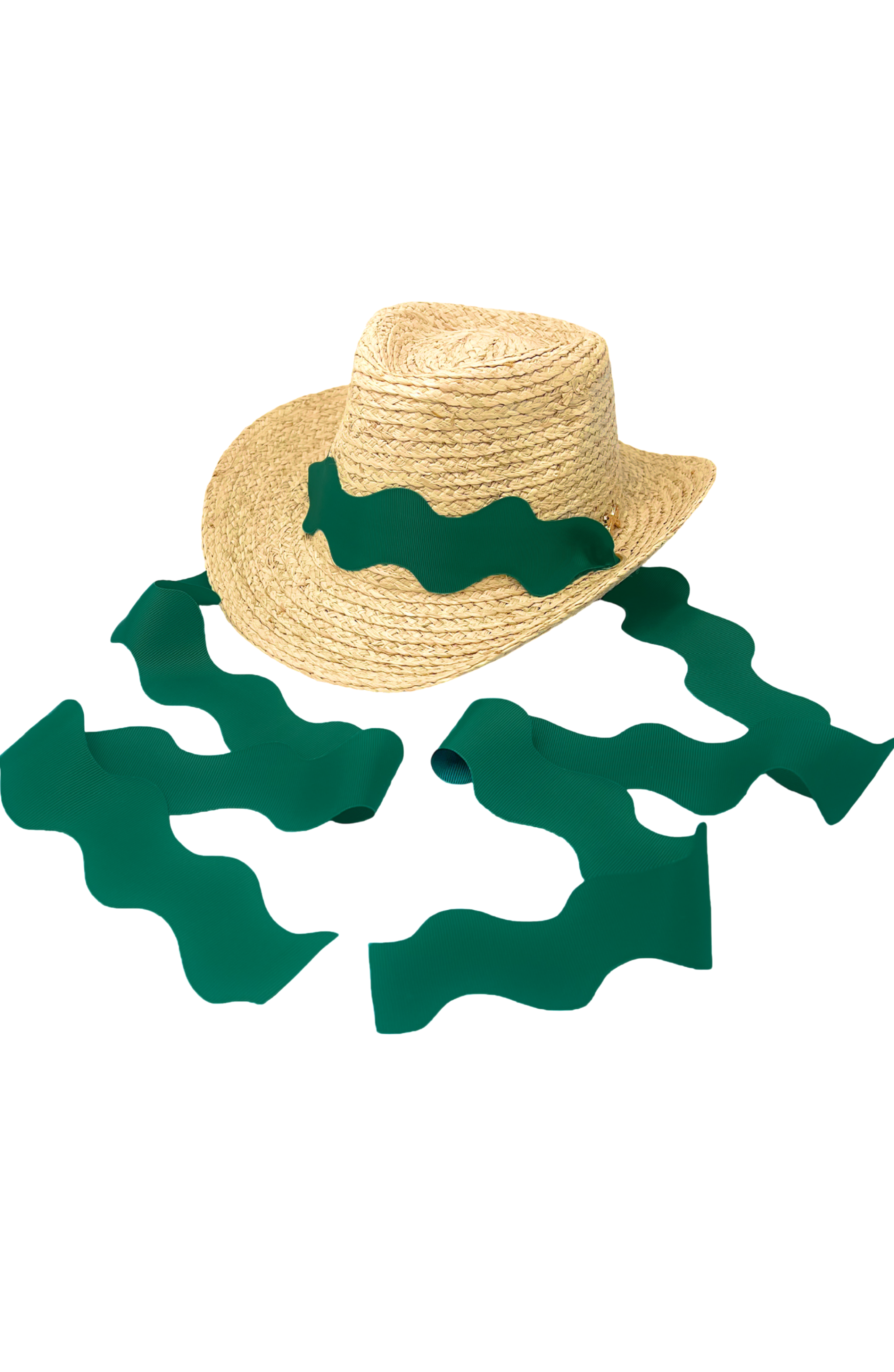 Coastal Cowgirl Hat, Green (adult)