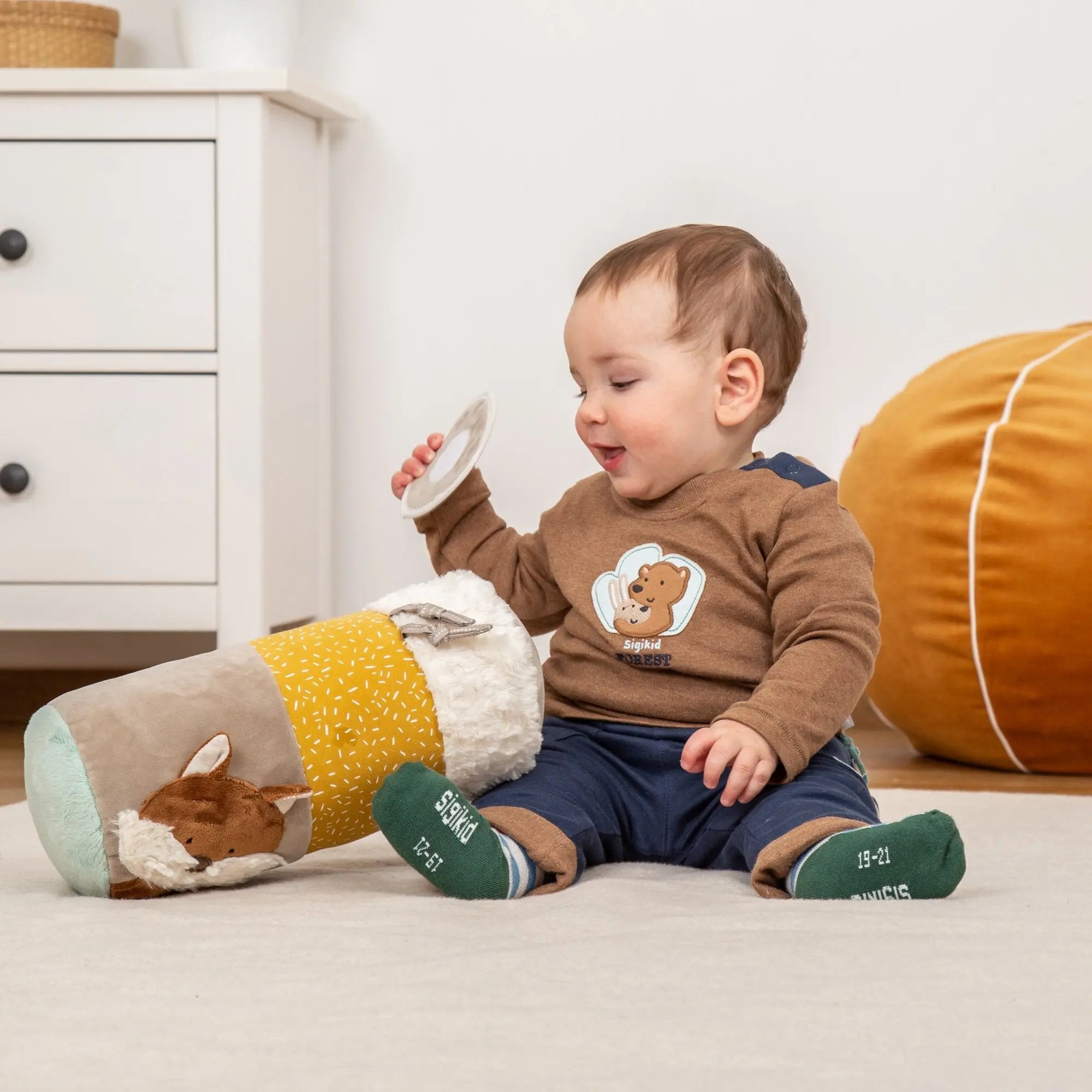 Fox Activity Roll With Rattle