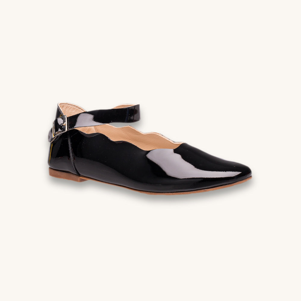 Ondina Flats Patent Black