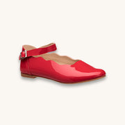 Ondina Flats Patent Red