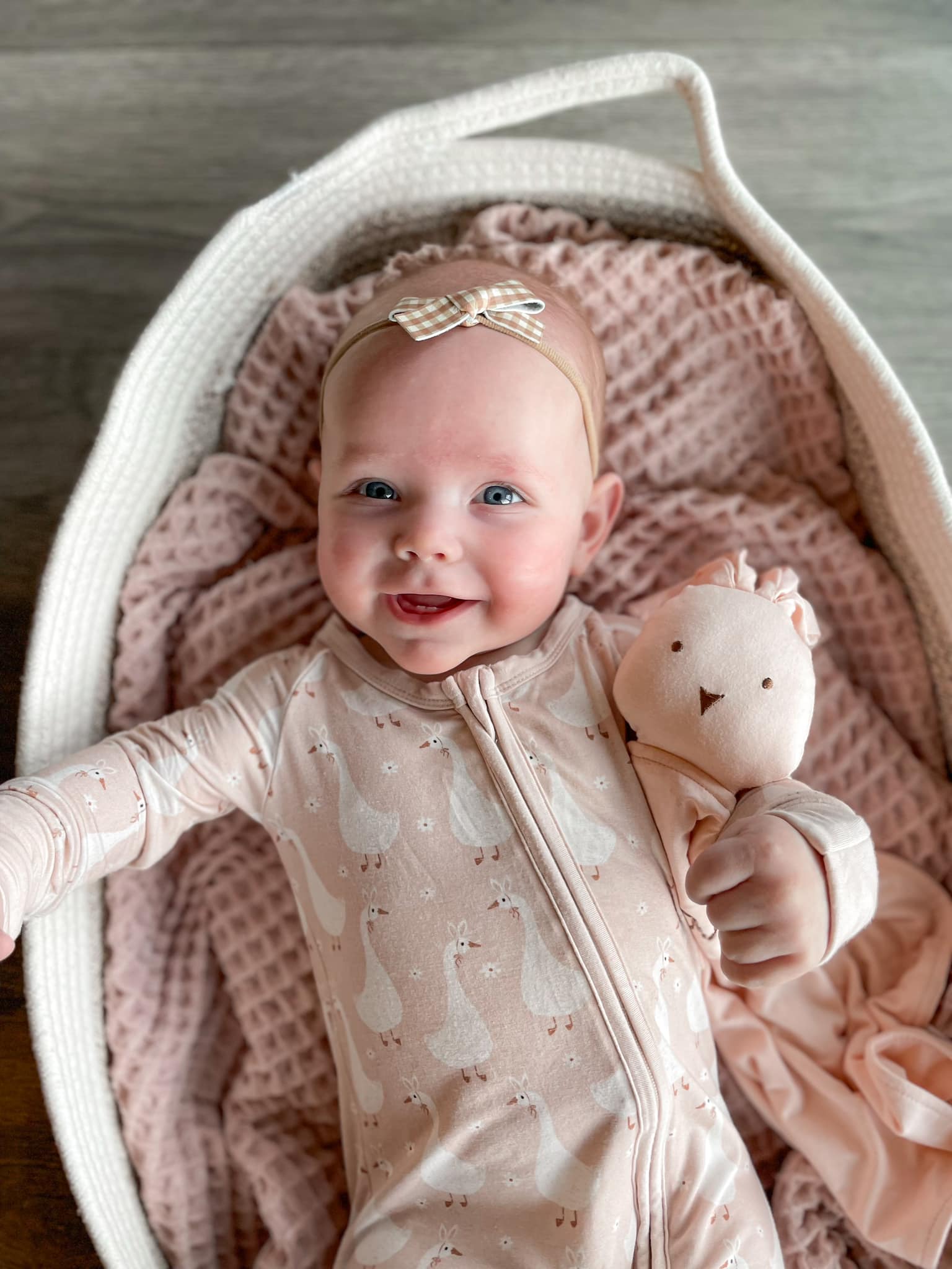 Silly Goose On The Loose Bamboo Zippy Romper