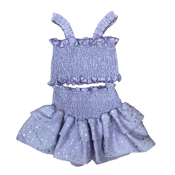 Tweenstyle By Stoopher - Mini Stars Smocked Set