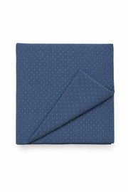 Denim Dot Crib Quilted Blanket