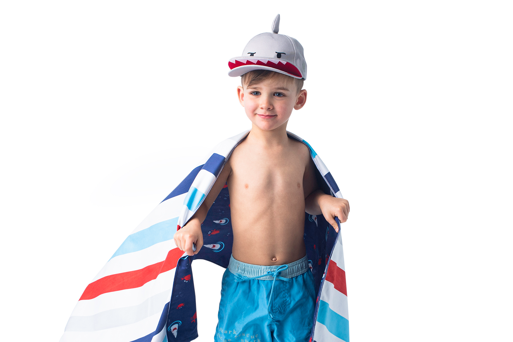 Kids 3d Cap - Shark