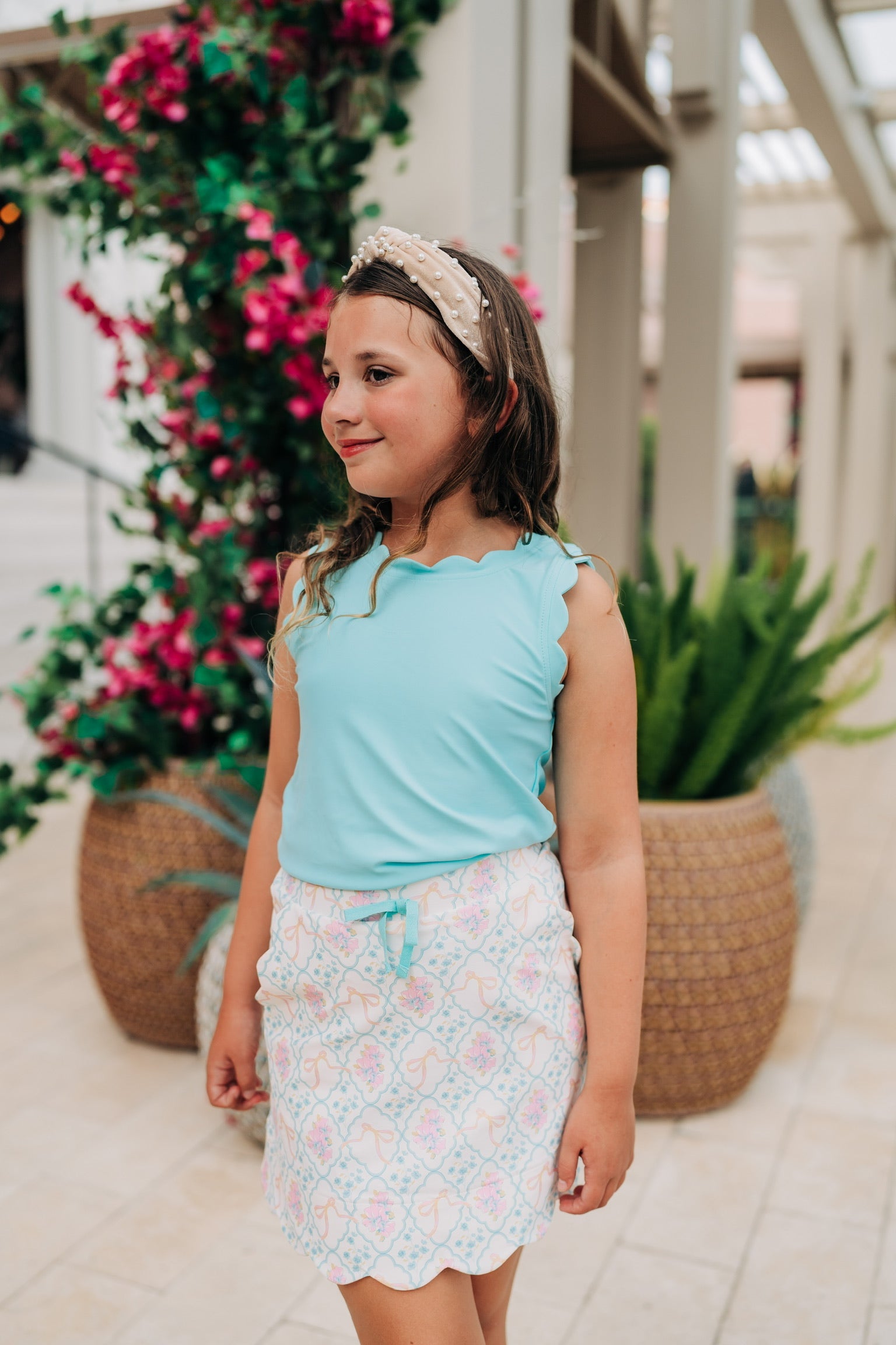 Floral Fancies Skort And Shirt Set