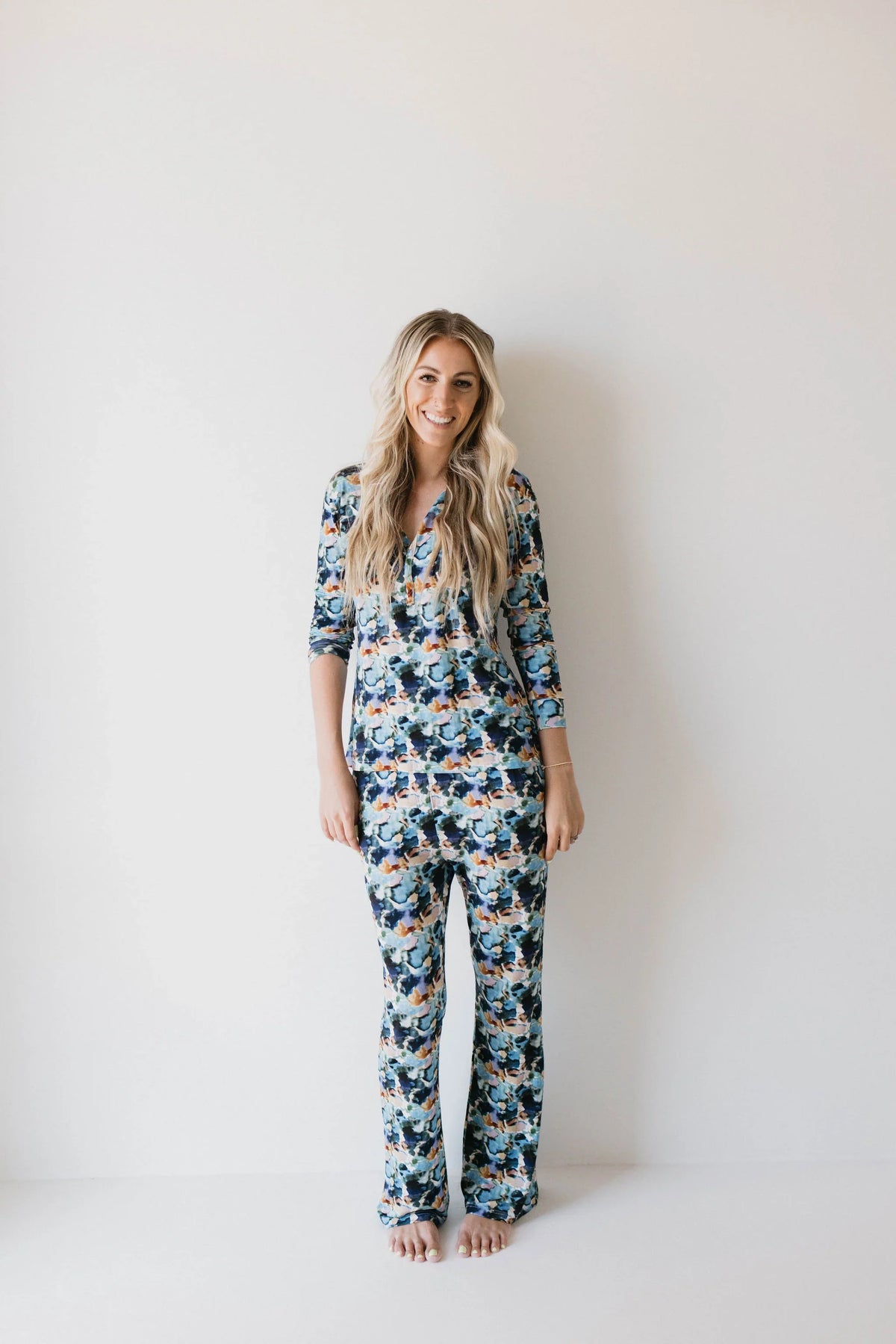Bamboo Two Piece Pajamas | Charli Print