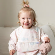 The Grayson Long Sleeve Bib - Lakeside Blooms