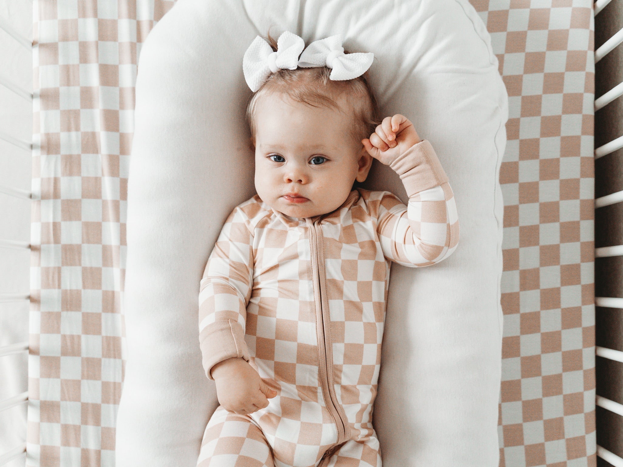 Sandy Checkers Dream Romper