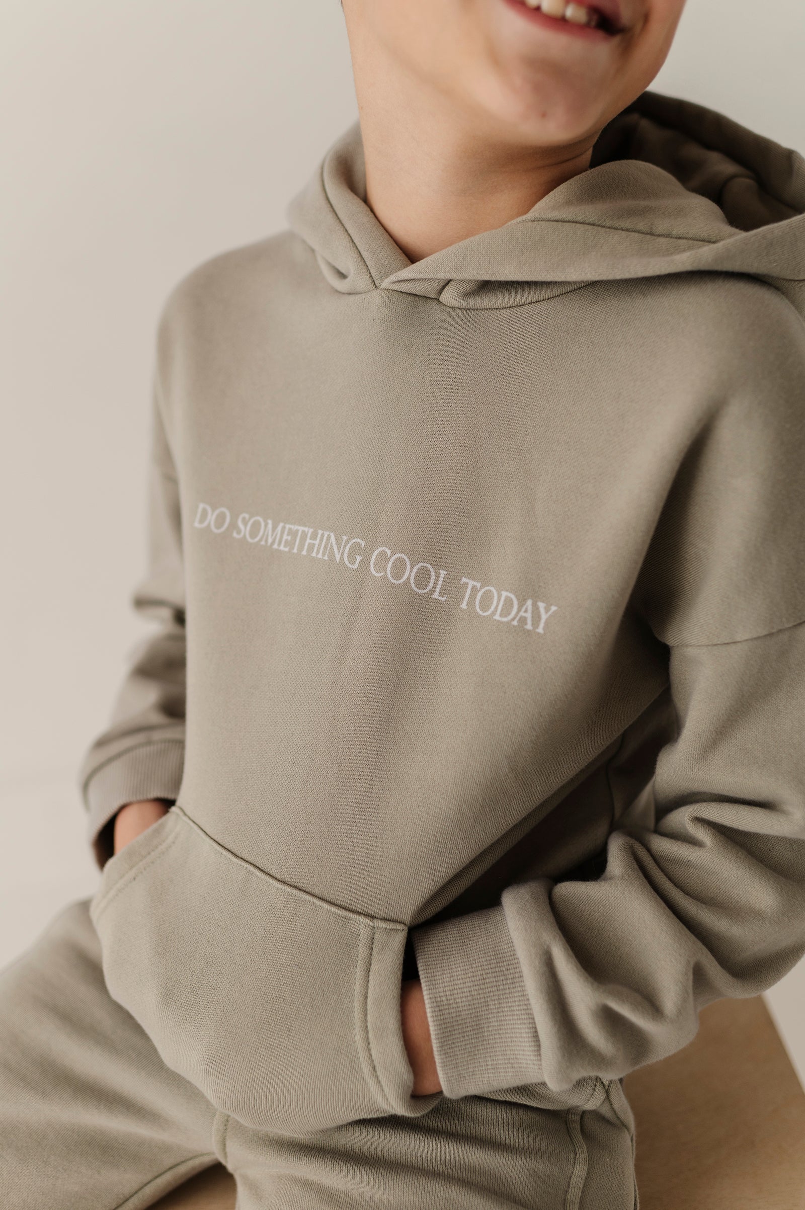 Boys Fleece Hoodie In Do Something Cool Today
